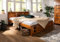 MASSIVMOEBEL24.DE | Oxford Bett aus Massivholz #0251 | Akazienholz - Honig, lackiert | Kolonialstil | 140x200x90 cm | Vollholzbett Doppelbett aus Akazie
