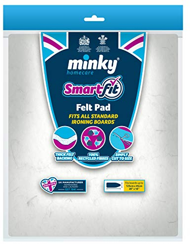 Minky Thick Felt Pad, White, Large