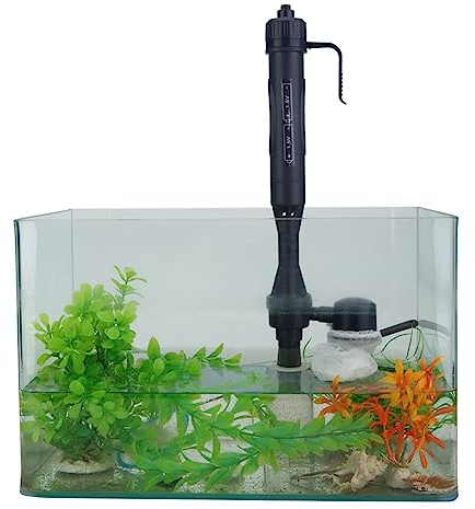 Ejoyous Elektrische Mulmsauger Aquarium Kiesreiniger, Elektrische Aquarienpumpe Filter Fischtank Reinigungsset für klares und gesundes Wasser