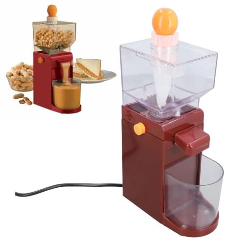 Erdnussbuttermaschine, Elektrische Erdnussbutter Maschine für Zuhause, Kleine Küchenmühle, Heim Sesamsaucenmaschine für Erdnüsse, Mandeln, Cashewnüsse, Haselnüsse