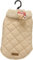 Flamingo Bonnie Hundemantel Beige - Größe A: 35 cm, B: 34-38 cm, C: 50-54 cm, Warm und Bequem, Ideal für Beagle, Zwergschnauzer, Cocker Spaniel und Jack Russell Terrier