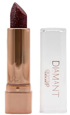 Glam'Up Paris - Rossetto glitterato, ultra brillante, con formula idratante, lunga durata, colore rosa brillante