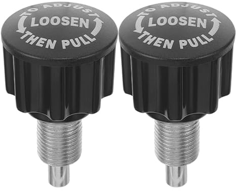 HEMOTON Lot De 2 Boutons À Ressort pour Vélo d'exercice Pièces De Rechange Polyvalentes pour Équipement De Fitness Et Banc De Musculation Accessoires Modernes pour Salle De Sport