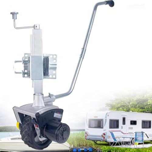 Electric Trailer Mover Electric Motorised Jockey Wheel 350w/550w Trailer Dolly Jack With Max Load 5504.5lbs Electric Jockey Wheel Mover With 5-7m/min Speed, 550wfoldable