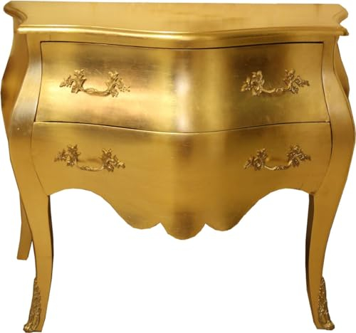 Casa Padrino Comò Barocco Oro 100 cm - Soggiorno in Stile Antico