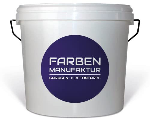 Farben Manufaktur Betonfarbe Garagenbodenfarbe Bodenbeschichtung Kellerfarbe Fußbodenfarbe grau Töne 1/2/5L, Größe: 2L, Farbe: mittelgrau
