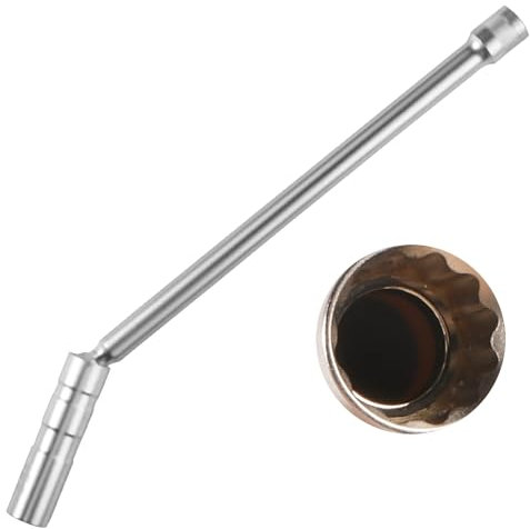 Getyjoe Zündkerzenschlüssel 14mm 360° Drehbarer Dunnwandig Magnetischer Zündkerzenschlüssel Kerzenschlüssel 12-Kant mit 3/8 Zoll Auto Zündkerzen Wechsel für Auto und Motorrad