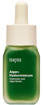 nkm Naturkosmetik München Algen-Hyaluronserum - 30 ml - Gesichtsserum mit Hyaluron - Spendet Feuchtigkeit - Vegan - Für alle Hauttypen - Dermatologisch Getestet