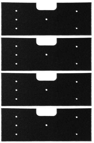 4st Luddfilter för GE Tvättmaskin, Torktumlare Byte Av Luddfilter Skumtvättmaskin Torktumlare Combo Foam Luddfilter Återanvändbart Filterbyte för GE Profile Washer Tork Combo WH01X35719