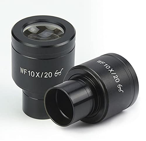 Microscopio Wf10x / 2 Ojo de microscopio biológico de 0mm 23.2mm Accesorios de microscopio(1 Pair Eyepieces)