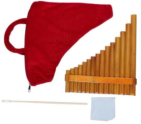 TOYANDONA Bamboo Trample Flute Tubes Key Pan Flute Musical Instrument for Beginner Educational Use School Music Class