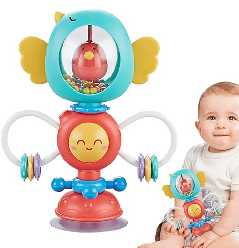 Ratto, Sonagli Per Bambini - Hochstuhl -sauginpf, Rassel, Mobili, Vassoio Per Lo Sviluppo Sensoriale, Per , Regali Per Bambini Da 6 Mesi