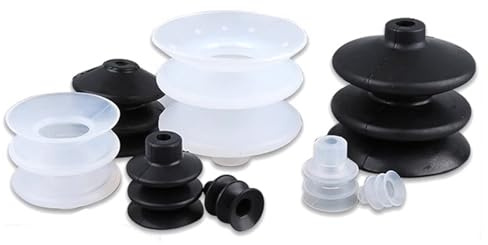 10PCS PCG Pneumatic Vacuum Suction Cup Silicone/NBR Three Layer Sucker Large Force Nozzle Injection Molding Robotic End Effector(PCG-10S)