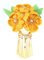 Amosfun épingles à cheveux japonaises kimono fleur kanzashi épingles à cheveux pince à cheveux ornement de cheveux accessoire pour vêtements traditionnels décoration kimono jaune