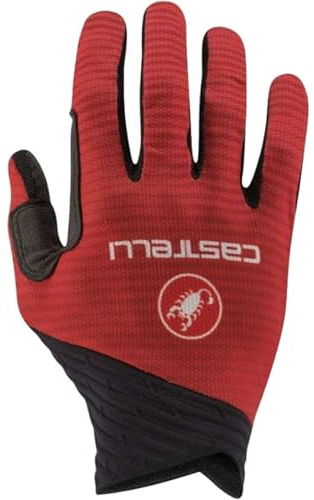 CASTELLI Guantes Cruzados CW 6.1 para Hombre, Rojo (Pompeian Red), X-Large