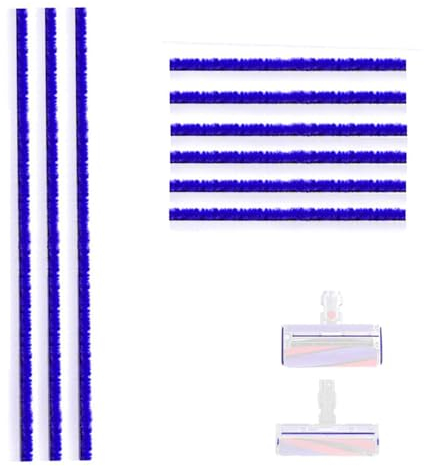 9 tiras de felpa suave para Dyson V6 V7 V8 V10 V12 V15 DC58 DC59 DC62 DC72 DC74 cabezales de limpieza de aspiradoras