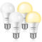 ILEEDear LED Glühbirne mit Lichtsensor 11W, LED Lampe mit Dämmerungssensor, leuchtmittel e27 warmweiß 3000K, für Aussen Garten Terrasse Eingangstür Korridor, 4 Stück