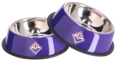 Set 2 ciotole 18 cm per cani e gatti ACF Fiorentina