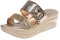KQIVAM Sandales Plateforme Femme - Sandales Été Confortable Compensée Grande Taille Sandales de Marche Sandales et Nu-Pieds Mules Confort Large Claquettes de Piscine Flip Flop Pantoufles de Marche