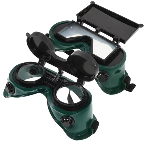 HONITANO 2pezzi Occhiali Protettivi Per Saldatura Industriale Chiusura Coperchio Sollevabile Adatti Saldatori Per Saldatura Ad Argon e Molatura