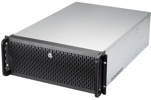 Rosewill 4U Server Chassis Sudokoo Edition with 6 Sudokoo SK120 PWM High-Airflow Fans | 15 x 3.5 HDD Bays | E-ATX Compatible | 2 x USB 3.0 | Front Panel Lock and Key