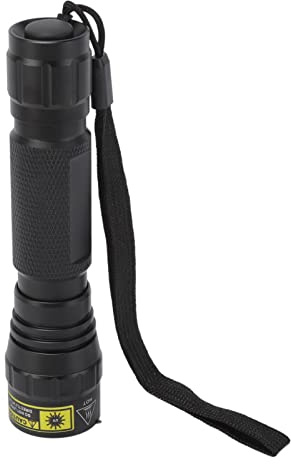 Linterna UV profesional de 365 nm, mini linterna LED UV de alta luminosidad, antorcha UV portátil con carcasa de aleación de aluminio, luz UV pura para la detección de orina de mas