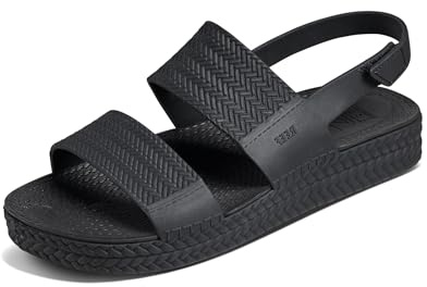 Reef WOMENS SANDALS, WATER VISTA, BLACK, 9 UK