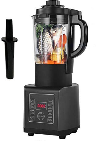 220V Frullatore Da Banco, Smoothie Maker/Mixer Jug Blenders Con Doppio Blocco Di Sicurezza, Sistema Anti Perdite, Display LCD Della Temperatura E Del Tempo, 8 Programma Automatico,220v,UK Plug