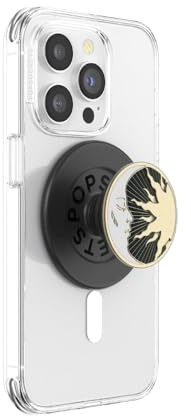 PopSockets Telefongrepp för MagSafe, Magnetisk Hållare- Månskensdrömmar | Avtagbar, för Kindle / Android/iPhone, med magnet, måne, stjärna, sol, rymd, emalj, design