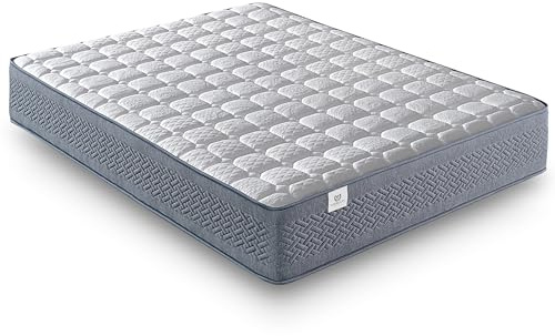 NATURELITS Colchón MemoryVex 135x190 Visco Reversible Invierno/Verano Individual. Antiácaros y Transpirable. Núcleo Flexicell. Firmeza Media. Modelo Palace Altura 28 cm