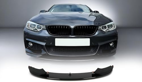 MpTuned BMW F32 F33 F36 Frontstoßstangenspoilerlippe Schwarz glänzend für BMW 4er 2014–2019 428i 430i 425d 430d 435i 440i 435d 440d
