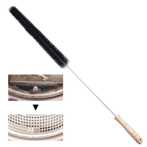General Cleaning Brush - Dryer Lint Vent Cleaning Brush, Cleaner Dryer Cleaning Scrubber | Portable Dryer Washing Machine Brush, Clothes Dryer, Cleaning Scrubber for Radiator, Stainless Steel