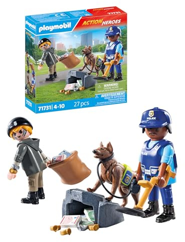 Chien POLYCIER + VOLEUR PLAYMOBIL PLL71731