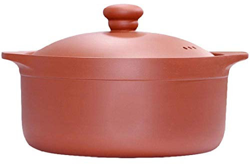 Terracotta Casserole Pot, Cookware Terracotta Casserole Dish Casserole Dishes with Lids - Good Heat Preservation Performance, Non-Slip Handle, High Temperature Resistance,-8L