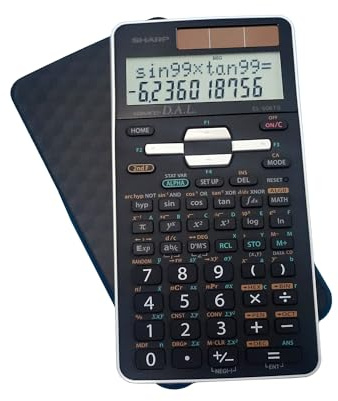Sharp EL-506TSBBW Engineering/Scientific Calculator, Black