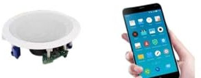 Audibax CM408L-BT - Altoparlanti da Soffitto Bluetooth - 2 Altoparlanti da Incasso da 40W - Altoparlanti da 5 pollici - Amplificatore Integrato in 1 Altoparlante - Altoparlante Attivo e Passivo