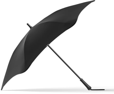 BLUNT Classic - Parapluie et Parapluie Tempête - Résistant au vent jusqu'à 115 km/h - Ouverture automatique - Léger et Durable - Ø 95 cm - Noir