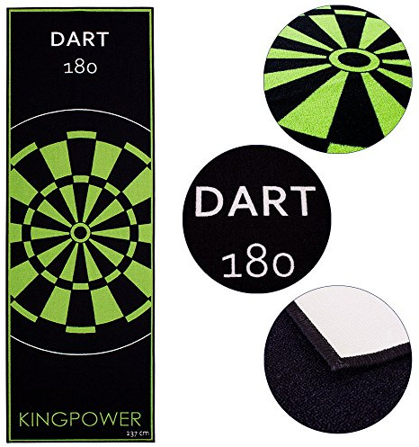 Kingpower Dardo Dardo Alfombra Dardo Alfombra Dardo Estera 237x80cm Dardos Accesorios para Tablero de Dardos Línea de Lanzamiento Tablero de Dardos, Diseño:Diseño 5