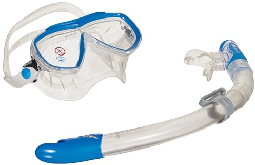 Cressi Estrella + Gamma Maschera Snorkeling Set Blu