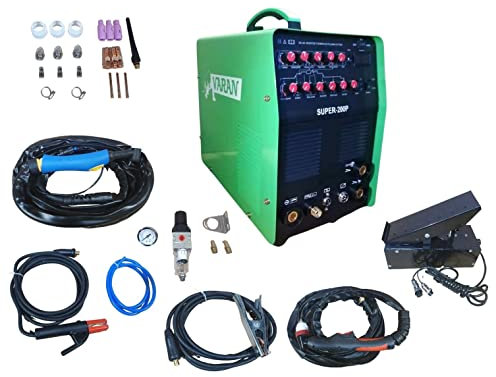 Varan Motors - Super200P Schweißgerät 4in1 Plasmaschneider 230v SUPER-200P, WIG AC/DC Pulse, MMA, Aluminium