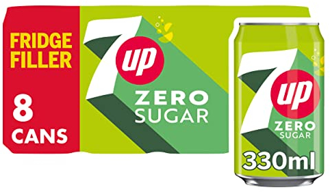 7UP Zero 330ml (Pack of 8)