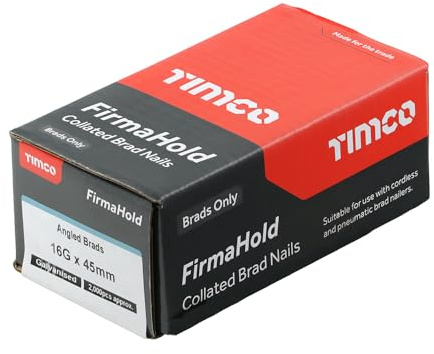 Brad Nails - Firmahold Paslode - 2nd Fix Finishing Nails - Galvanised, Stainless Steel (Galvanised - Straight - 16Gx50-2000pcs)