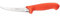 Giesser Messer - Made in Germany - WildLine Serie für Jäger und Angler, rutschfest, cm, Farbe orange, scharf, Griff PrimeLine, rostfrei (Ausbeinmesser stark 13 cm)