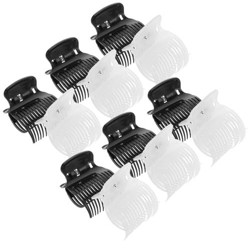 TOVINANNA Pinzas Para Sujetar Rulos 12pcs Aislamiento Térmico Adecuado Para Mujeres y Niñas