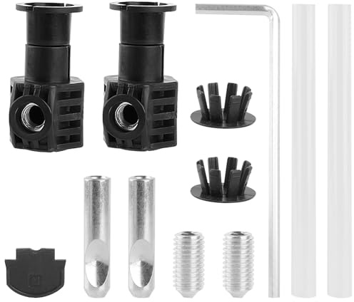 Toilet Fixing Set, Universal Fixing Screw Set for Wall-Mounted Toilet, Accessories for Toilet Installation, Fixing Set for Wall-Hung Toilet with Wrench