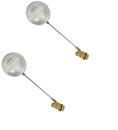 HOHOVYVY Vanne à flotteur 3/4 en acier inoxydable Régulateur automatique de niveau d'eau pour réservoir d'eau, chaudière, toilettes