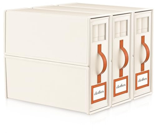 Starhot Bed Sheet Organiser, 3 Pack King Size Linen Storage Box with Handle, Foldable Bedding Storage Organiser with Clear Window & Labels for Wardrobe, Closet, Under Bed, Duvet Covers & Towels