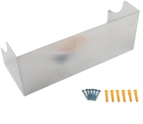 Honseadek Timbre de puerta de acero inoxidable, impermeable, protección para interruptor de exterior, protector de enchufe protector de lluvia, placas de lluvia para jardín, pared eléctrica para el