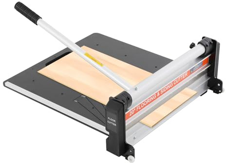 20 Professional Vinyl Floor Cutter, Heavy Duty Manual Laminate Flooring Cutter Kit with Dual-Scale Ruler & Angle Guide for Laminate, LVT, VCT, SPC, LVP, WPC and Vinyl Plank Dust-Free Tool