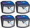 Lampe Solaire Extérieur Détecteur de Mouvement【4 Pack】, 3 Modes Spot Solaire Exterieur IP65 Etanche Lumiere Solaire Exterieur Eclairage Exterieur Solaire pour Jardin, Garage, Patio